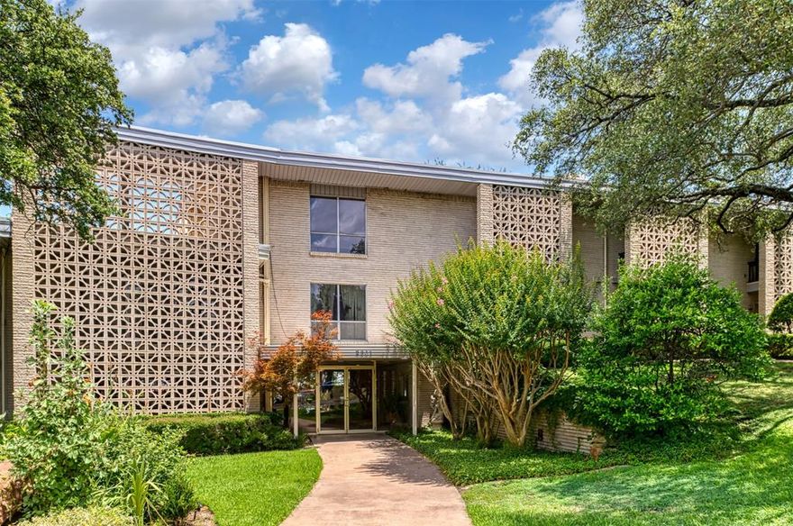 Welcome to this nicely updated condominium located just minutes from the heart of Downtown Fort Worth! Just steps away from the gorgeous pool! You will love the low maintenance lifestyle this condo provides. The architecturally stunning fireplace is the focal point of the expansive living room which opens to the dining room. Charming galley kitchen designed for functionality and efficiency with plenty of storage and countertop space. Two spacious bedrooms and two full bathrooms. Don't overlook the three covered patios. Light, bright and airy this home is ready for whatever designer touches you would like to incorporate. New HVAC was recently installed in the complex. Situated in the well-established Ridgmar neighborhood, this condo offers easy access to Hwy 30, making commutes to downtown Fort Worth, the Cultural District and surrounding areas a breeze. Enjoy nearby shopping, dining, and entertainment, including Camp Bowie Blvd., The Shops at Clearfork and the vibrant West 7th District. With parks and walking trails close by, this location blends urban convenience with a relaxed residential feel. You will also receive 2 reserved covered parking places. Come own your own piece of historic Fort Worth and schedule your showing today!