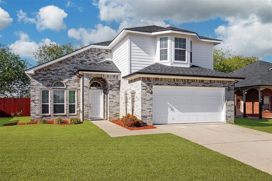 This beautifully maintained, single-owner home is truly move-in ready and offers an abundance of space inside and out! You’ll love the inviting curb appeal, with a manicured front yard and a full sprinkler system to keep the landscaping looking its great. Inside, the home features recently installed neutral LVP flooring and carpet, creating a fresh and modern feel throughout the main living areas. With 4 large bedrooms and 2.5 baths, this home provides comfort, flexibility, and room for everyone to spread out. The spacious kitchen offers plenty of cabinet storage, ideal for organization and everyday convenience plus a large pantry. Upstairs, a large game room delivers the perfect second living space for entertainment, hobbies, or relaxation. The backyard overlooks a treeline with green space behind the wood fence and featuring both covered and uncovered patio areas-great for unwinding, grilling, or hosting gatherings. The large fenced backyard provides privacy and endless possibilities for play, pets, or future enhancements.
For added peace of mind, the roof was recently replaced in 2025.
This wonderful home has been lovingly cared for by a single owner and is ready for its next chapter—don’t miss the opportunity to make it yours!