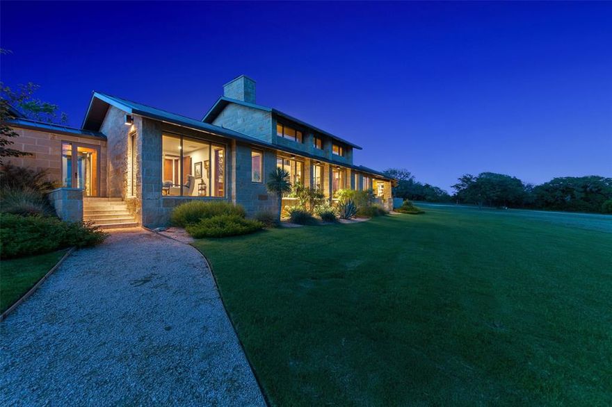 Germany Creek Ranch features custom-built main house offering perfect pairing of contemporary lines and elegant appointments with easy hill country living. 2bed-2bath Texas style home with a private master-suite, is situated on high point of the ranch to take advantage of  “Hill Country” like views that go on for miles. Charming 800 sf guest house-cabana overlooks the swimming pool and outdoor kitchen. In bottom lands near historic Germany Creek there is a wildlife habitat along the edges of  20 AC pasture.  2 stock ponds and a water well provide water for ranch. Located on CR 163 with over 1,800 ft of frontage, 1 hour from Fort Worth, 90 minutes from Dallas, just west of Morgan Mill and north of Stephenville.