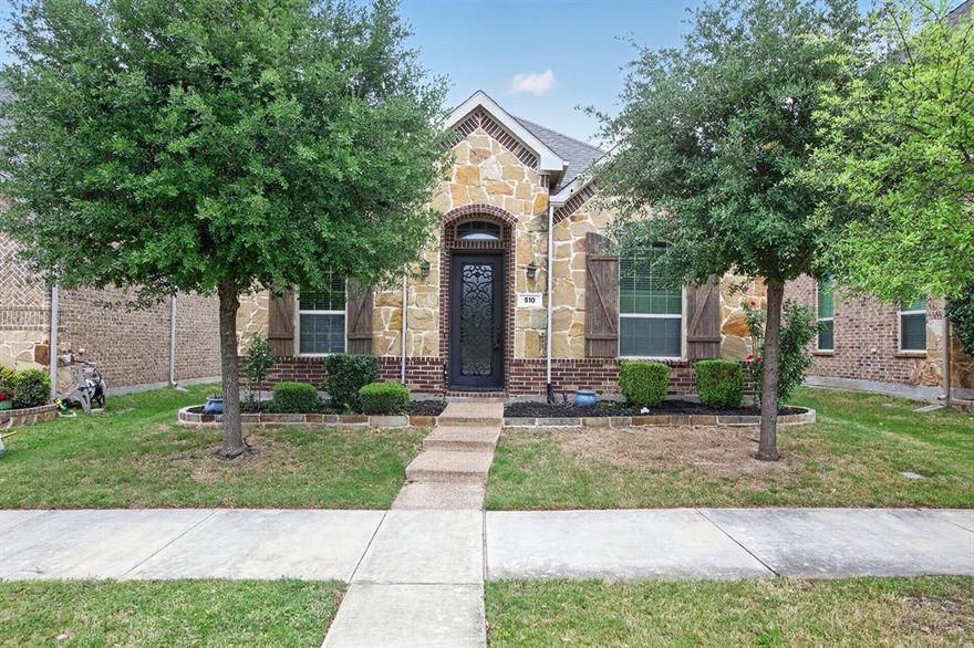 Prime location, HEB ISD, beautiful home in Euless. This striking brick-and-stone exterior sets the stage for this standout one-story home built in 2016, offering 3 bedrooms and 3 bathrooms. Features include high ceilings, an open floor plan with an island kitchen, attractive wood cabinets, granite countertops, stainless steel appliances, a 5-burner gas cooktop, and a tankless water heater. Recently upgraded with new laminate flooring in all bedrooms. Easy-maintenance ceramic tile throughout the main living areas. The master suite features high ceilings, double vanities, a garden tub, a separate shower, and a walk-in closet. Convenient location with easy access to Highways 360 and 183, and just minutes from Dallas-Fort Worth International Airport. Close to shopping, dining, businesses, and schools. Don’t miss this great opportunity.