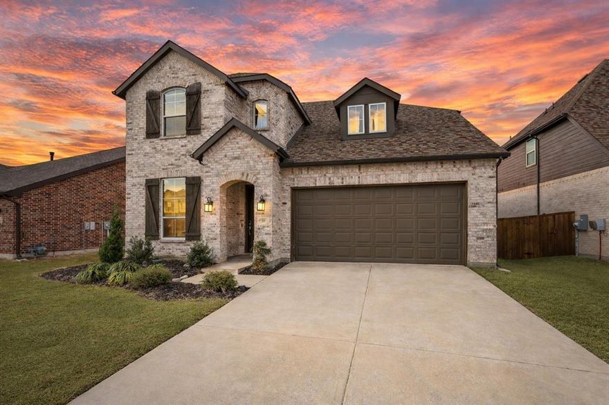 $500 OFF FIRST MONTH'S RENT WITH APPROVED LEASE. Step into this beautifully designed 5 bedroom, 4 bath home offering an impressive layout perfect for both everyday living and entertaining. From the  laminate flooring to the thoughtfully curated finishes, every detail has been crafted for comfort and style.
The heart of the home is the upgraded chef’s kitchen, featuring a spacious island, sleek quartz counters, stainless steel appliances, and an abundance of cabinetry including a generous pantry and built in microwave oven combo. The private primary suite showcases a spa inspired bathroom with a dual sink vanity, separate soaking tub, glass shower, and an oversized walk in closet. A second bedroom with an attached full bath plus a dedicated office is conveniently located on the main level.
Upstairs, a large game room anchors three additional bedrooms and two full baths, creating the perfect second floor retreat. The garage provides additional storage, and the covered patio opens to a well maintained backyard ideal for outdoor relaxation. Refrigerator, washer, and dryer all stay with the home for added convenience.
Located in West Crossing Subdivision offering a community pool, fitness center, playground, and easy access to nearby schools, parks, dining, and shopping.