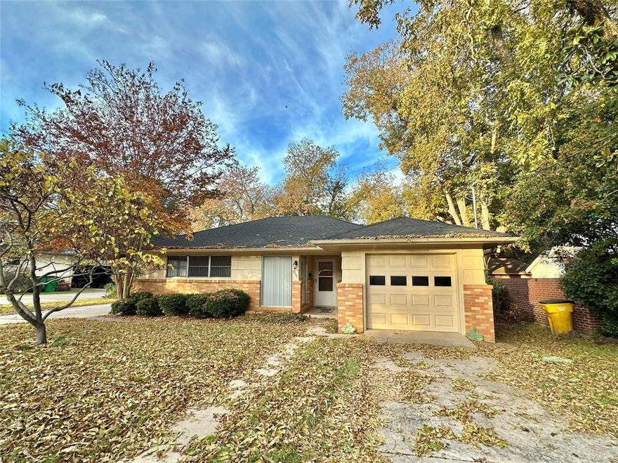 Welcome to this captivating 2-bedroom, 1-bathroom residence nestled in the heart of the historic district of Gainesville, TX. Built in 1957, this home exudes character and charm while offering modern conveniences. Enjoy the warmth of the beautiful hardwood floors that span the generous living space. The two spacious bedrooms provide comfort and relaxation, complemented by a newly remodeled bathroom. Other Updates include new interior paint, updated kitchen cabinets, and new flooring in kitchen, bathroom and laundry room. The property includes a convenient 1-car garage, ample extra parking spaces and a spacious fenced backyard. You will enjoy the ambiance of a cherished neighborhood while being close to local attractions, dining, and cultural experiences. Contact us today for a chance to own this piece of history and make it your own!