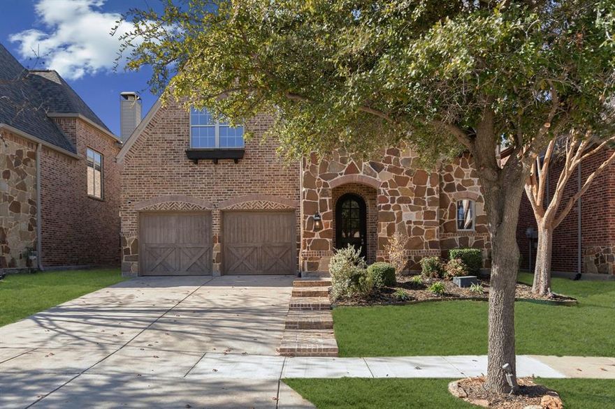 Prepare to fall in love with this spacious, beautifully remodeled 5 bed and 5 full bath Lantana home, boasting an open concept that seamlessly connects the dining, kitchen and living areas.

Entertaining family and friends here will be easy. Everyone will enjoy the enormous game room and cozy media room upstairs. Stepping outside, they would enjoy your private backyard retreat, highlighted by a newly re-surfaced, heated therapeutic pool with waterfalls, and complemented by a custom pergola with a built-in grill and bar area. You’ll appreciate how low maintenance the newly laid synthetic turf is! Additionally, kids will love how close this is to a play area where children in the neighborhood gather to engage in some friendly flag football or activities.

The chef’s kitchen boasts a gold-accented quartz island, complete with soft-close shaker cabinetry, subway backsplash, and new stainless-steel appliances. Be amazed by the eclectic finishing touches (herringbone and subway backsplash, and hex tile floors) as you walk into the spa-inspired master bathroom that comes equipped with a freestanding tub, spacious shower and make-up area. The huge master walk-in closet ensures plenty of space for his and hers. Blink, and you’ll miss the bonus, full bathroom downstairs for guests or visiting family.

Notable upgrades include new: HVAC unit, SPC and tile flooring and carpet throughout, electrical and plumbing fixtures, and so much more! Exemplary schools, with quick access to DFW airport, stores and restaurants. You’ll want to see this!