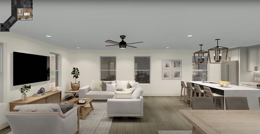 Experience modern urban living at its finest with these brand-new luxury townhomes located in the heart of Fort Worth’s vibrant 7th Street Corridor. These residences offer an unbeatable combination of location, style, and convenience—just steps from top restaurants, nightlife, shopping, and cultural attractions. Thoughtfully designed with open-concept layouts, and high-end finishes, each home provides a perfect blend of comfort and sophistication. Features include spacious bedrooms with en-suite bathrooms, chef-inspired kitchens with granite countertops and stainless steel appliances, energy-efficient construction, and private two-car garages. Whether you're entertaining or enjoying the walkable neighborhood, these townhomes offer a unique opportunity to live in one of Fort Worth’s most dynamic and desirable districts. Act now to take advantage of pre-sale pricing and secure your place in this exciting new development.  All renderings are computer generated and final product may not look exactly as depicted in these pictures.