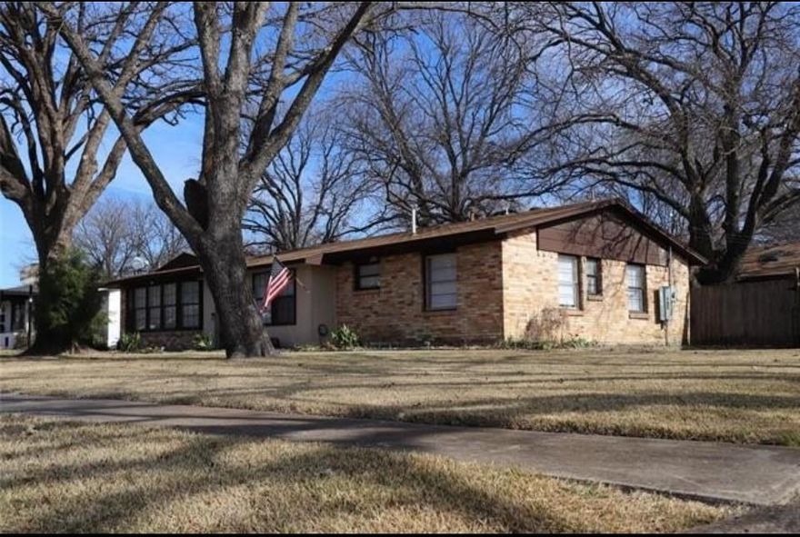 Charming Updated Home in the Heart of Farmers Branch! Close to Brookhaven Country Club, Rawhide Park, and the new JOYA Park. Welcome to this spacious 3-bedroom, 2-bath home located on a quiet, tree-lined street. This property offers two large living areas, perfect for entertaining or relaxing, and a functional floor plan with great natural light throughout. The kitchen features plenty of cabinet space and opens to the dining and living areas for easy flow. The primary suite includes an ensuite bath and ample closet space. Enjoy the oversized backyard with mature trees and a detached multi-room workshop or storage area — ideal for hobbies or extra space. Conveniently located near shopping, dining, and major highways for easy commuting.
