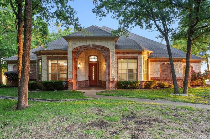 Nestled on just under 3 acres of pristine land this beautiful lake home offers a rare opportunity to own a piece of paradise. Boasting 3 bedrooms, 2 bathrooms, and an office with built-in shelving, this property is the epitome of luxury and comfort. The sunroom provides a peaceful retreat to soak in the tranquil surroundings, while the rock fireplace in the living room adds a touch of warmth and charm. Large windows throughout the home frame the breathtaking views of the lake, allowing natural light to flood the living space and create a bright and inviting atmosphere. Perched on the tip of a peninsula, this home offers unparalleled privacy and seclusion, making it the perfect escape from the hustle and bustle of everyday life. Step outside to the dock and immerse yourself in the beauty of the water, or simply relax on the expansive grounds and enjoy the serenity of the surroundings. Whether you're looking for a weekend getaway of a permanent residence, this lake home is a true gem.