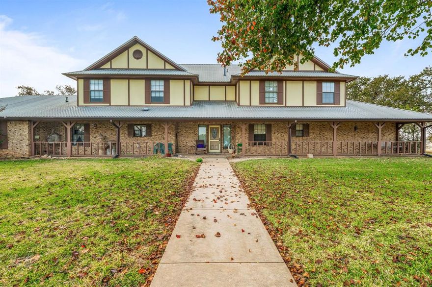 Welcome to the main home of Sparger Farms, a staple in the livestock industry for many years. A history making farm for breeding top of the line Duroc pigs for over 62 years along with other breeds, expanding into the black angus market the farm has had exemplary remarks throughout its producing years and continues its prime legacy today. This two story five-bedroom five-bathroom home on 83+- acres has so many great memories it could share revolving around faith, family and determination. Walking in the front door you are welcomed to a massive living area that can accommodate for any sizeable family. The well thought out floor plan consists of large rooms with walk-in closets; the master bedroom is situated downstairs with a large master bath and closet as well as access to the office that has its very own wood burning fireplace. this home has been meticulously maintained and is in pristine condition. The entire home can also be powered by a propane Generac in case of a power outage. outbuildings consist of a 3-bay carport detached from the home next to the two-car garage that is attached to the home, there is also a 40X100 barn with an office and bathroom making a great workshop or could easily be made into stall for horses or any other livestock. An evening stroll will have you thoroughly impressed with the land as it is very diverse, containing beautiful coastal fields as well as brushy bottom draws, lastly, scattered oak trees finish out the picturesque painting making the landscape as beautiful as can be. There are two stock tanks to enjoy some great fishing or to water any stock you may be bringing with you. this property is definitely one of a kind, come take a look today and make your farm and ranch dreams come true.