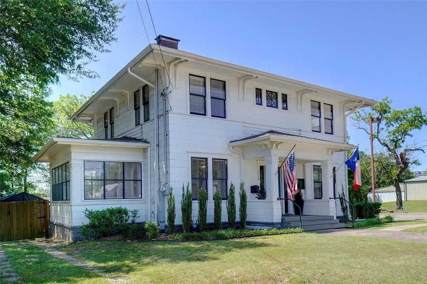 For Sale: Historic Commercial Building with Dual-Use Potential Near Downtown Paris, TX
This beautifully restored commercial building is ideally located near the intersection of 12th Street and Lamar Avenue (Business 271 & 82), just half a mile from Historic Downtown Paris, TX. Nestled adjacent to Paris Regional Health, 1055 Walker Building, this property offers prime visibility and versatility—perfect for a professional office, mixed-use residence, or a unique vacation rental.
Built in 1915 and thoughtfully renovated in 2023, the structure spans approximately 2,874 sq ft and includes 4 bedrooms, 2 bathrooms, 3 living areas, and 3 kitchen,dining spaces. The flexible layout is ideal for configuring a downstairs office with upstairs living quarters, or fully converting the space into offices and client areas.
The first floor features a living room, formal dining room, kitchen, sunroom, game room, full bathroom, and one bedroom—many of which can easily be adapted into a reception area, showrooms, breakroom, or private offices. Rich hardwood floors have been meticulously restored, complemented by a charming brick-floor sunroom and classic wainscoting throughout.
Upstairs, you'll find three additional bedrooms, a full bath, and a kitchenette—offering the perfect setup for executive housing, guest accommodation, or additional office use.
Major mechanical and structural upgrades completed in 2023 include:
• All new electrical wiring
• Upgraded lighting and plumbing fixtures
• New water heater
• New HVAC system
• New roof
• Refinished Hardwood Flooring
• Brick flooring in Sunroom
• Improved Landscaping
• Remodeled kitchen
• Refinished walls throughout the building
Additional highlights include restored antique wood and gas-burning stove, refinished kitchen counters, and a classic farm sink—adding both charm and value.
This property is a rare opportunity to own a distinctive piece of Paris history with modern upgrades and business-ready potential.