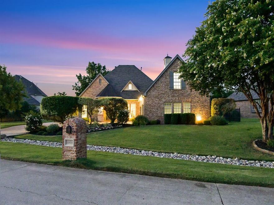 Welcome to your dream lakeside sanctuary! Nestled on the calm shores of Eagle Mountain Lake. The open-concept design features large windows that invite natural light and offer great views of the lake. The spacious living is perfect for entertaining. The home offers a large kitchen with high-end appliances for those who love to cook.The primary suite offers a private retreat with views of the lake and access to the back patio. There is an adjacent study with a built-in desk that overlooks the lake and pool.Enjoy floating the pool, sitting by the firepit,playing cornhole or casting a line from the dock.  The property is fully fenced and includes a cabana down by the water that is an additional hangout and entertainment space. A boat dock with a boat slip and room for up to 4 jet skis. 24-7 security and is in a gated community. Includes amenities and is home of The Resort Golf Course. Schedule a showing today and experience the magic of lake living!