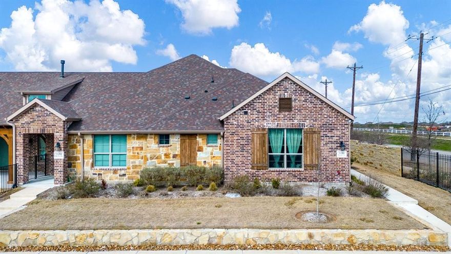 Welcome to your oasis nestled within the prestigious Lagoon Community of Windsong Ranch. This meticulously crafted residence offers the epitome of luxury living, boasting 2 bedrooms, 2 bathrooms, a fully upgraded interior, and a no-maintenance patio. The allure extends beyond indoors, as residents will have access to world-class amenities in the community. Dive into relaxation at the lagoon-style pool, equipped with paddleboard and kayak facilities. Additional amenities include a second pool, community center, pickleball and tennis courts, baseball fields, stocked fishing ponds, and miles of scenic walking trails. Conveniently located just minutes away from the new PGA World Headquarters, residents will enjoy easy access to premier dining, entertainment, and shopping destinations. Experience luxury living at its finest - simply unpack your suitcase and embrace one of Prosper's most coveted communities.