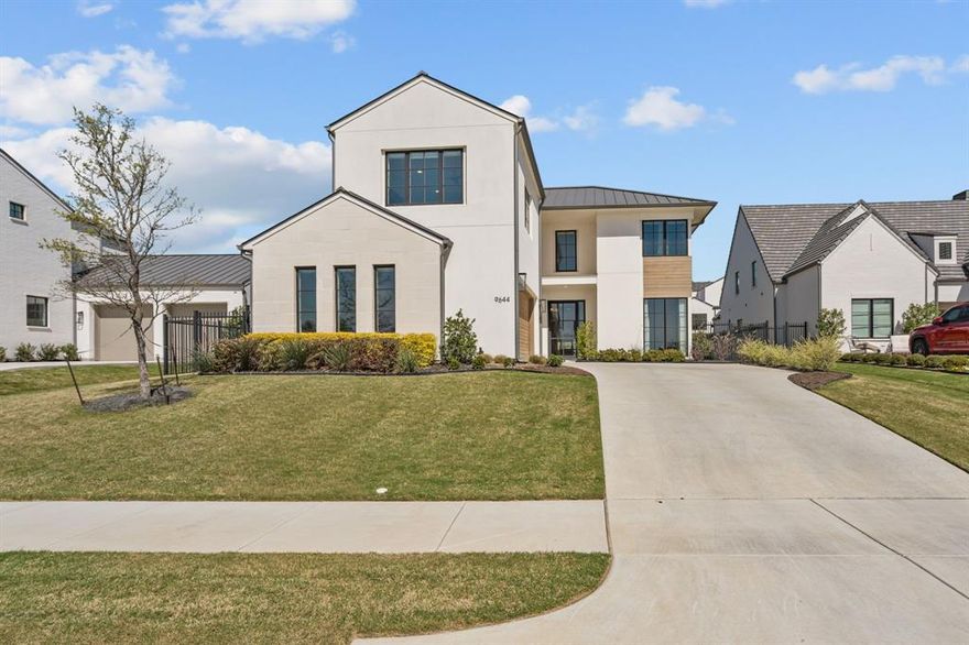 Crafted by Olerio Homes in 2022, this exceptional residence blends refined design with modern functionality, offering four bedrooms, four full bathrooms, one half bath, and a thoughtfully curated layout designed for both everyday living and elevated entertaining.

Natural light fills the open-concept living, dining, and kitchen spaces, creating a seamless and inviting central gathering area. Designer lighting and automated shades enhance the main living areas and primary suite, while recent interior paint selections add a fresh, sophisticated aesthetic.

The main level features a private study, ideal for working from home, along with a serene primary retreat designed for comfort and privacy. The formal dining room and powder bath are elevated by Venetian plaster walls, delivering a custom, high-end finish rarely found.

Upstairs, three generously sized bedrooms each feature ensuite baths, complemented by a spacious media room with newly installed carpet—also extended into the upstairs bedrooms for added comfort and warmth.

The outdoor living experience is equally impressive, with a covered patio anchored by a gas fireplace, perfect for year-round enjoyment. The expansive backyard offers endless possibilities, whether for recreation, entertaining, or the addition of a future resort-style pool.

A rare opportunity to own a recently built, design-forward home in Montrachet that effortlessly combines luxury, comfort, and livability.