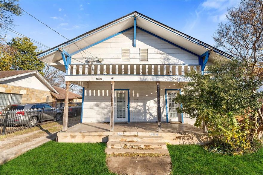 Excellent investment opportunity ahead of the upcoming World Cup. This versatile property offers multiple potential uses and is ideally located near the vibrant Bishop Arts District. Positioned adjacent to the new Halperin Park over I-35 and just minutes from the Dallas Zoo, this location combines growth, accessibility, and long-term value.