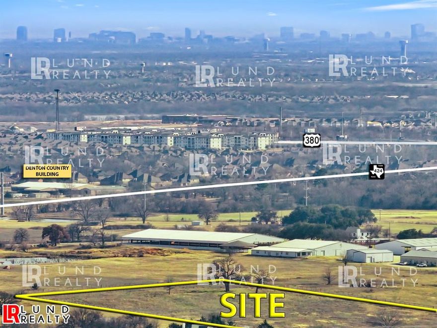 Prime 10.35 Acre Opportunity Along The  Highway 377 Corridor – Exceptional Value & Unlimited Potential!
Bring Your Offer! This stunning 10.35 AC ag-exempt property offers the perfect blend of country serenity and city convenience with unlimited possibilities. NO HOA  – bring your imagination. Acreage can be subdivided for maximum flexibility.
Strategic Location & Commercial Potential:
Strategically positioned backing into commercial sector along the  Highway 377 corridor with frontage on New Hope Road –which is scheduled to expand into a 4-lane road – this property offers excellent visibility and access.. Tucked away for peace and privacy, yet minutes from all shopping and dining: Walmart, upcoming HEB, Lowe's, Kroger, Target on 380, Close proximity to Omni PGA Frisco, Universal Kids Resort, downtown Denton, UNT & TWU, and everything DFW offers. Enjoy no city taxes while accessing all city conveniences.
Land Features:

10.35 usable acres with flat to slightly rolling terrain
No floodway
Completely fenced
Beautiful elevation in the back with gorgeous sunset views and views of downtown Denton
Secure private gate entry
Ag-exempt status
Whether you're seeking a serene homestead, envisioning equestrian facilities, or planning development, this property delivers strategic positioning in a high-growth corridor of Aubrey- Celina- Prosper. The rare combination of natural beauty, functional land, and prime location makes this an exceptional investment.
Don't miss this opportunity to own usable acreage with the freedom to build.