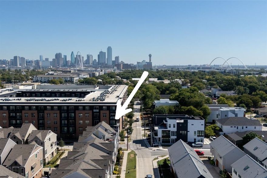 1008 Manacor Lane sits in the Trinity Groves area of West Dallas near Bishop Arts boutique shops, bars, and restaurants. The rooftop patio is the real showstopper, your private urban oasis. With room for alfresco dining, lounging, and a built in outdoor kitchen and grill, you can enjoy sweeping views of the Dallas skyline, including Reunion Tower and the Margaret McDermott Bridge. 

The moment you arrive you will appreciate the 2 car attached garage and first floor guest bedroom. Second floor features upgraded kitchen with double ovens, dining, living room and powder bath. As you ascend to the third floor you will find the additional 2 bedrooms with private baths and laundry. 

Residents here enjoy access to community amenities such as a pool, dog park, and walking paths. 1008 Manacor is just moments from everything Dallas has to offer... from casual to fine dining, coffee to nightlight. And don't forget the dozens of art galleries just minutes away in the Design District.