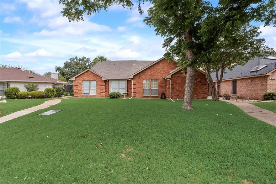 A beautifully maintained and freshly updated duplex home nestled in one of North Dallas’ most peaceful and established neighborhoods. The home features a nice open floor plan with contemporary styling, a cozy living room complete with a fireplace, tall ceilings and large windows. Lots of natural light, eat-in kitchen with stainless steel appliances, multiple sinks, timeless counter tops and a breakfast nook area. Generous sized master retreat and large master bath. Second bedroom makes a nice guest room or study. Complete with a 2 car garage, outdoor patio and backyard. Located on a quiet street with mature trees and pride of ownership throughout, this home provides the rare combination of privacy, space, and community.