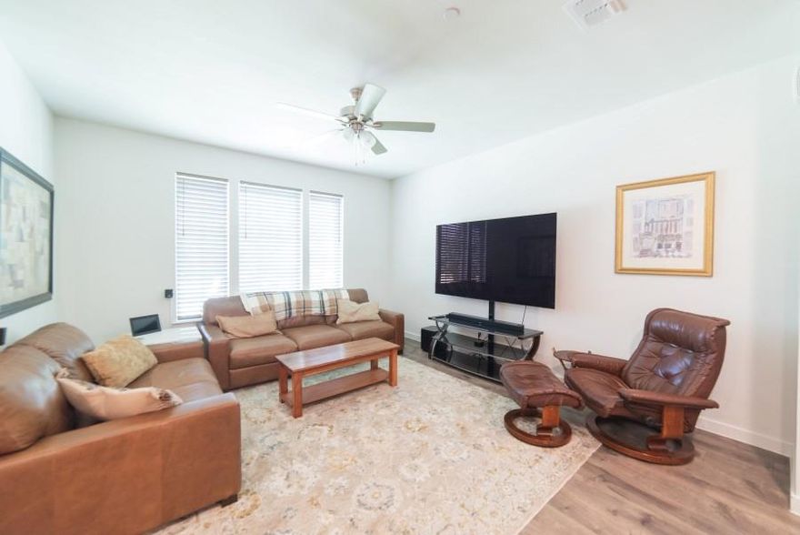 $10,000 toward closing costs + $1,000 refrigerator allowance for buyers. Estimated monthly payments may be comparable to many rental rates depending on loan terms.
Built in 2024, this move-in ready 3 bedroom, 2.5 bath townhome in The Villas of Aria offers modern finishes and a bright open-concept layout. The kitchen features stainless steel appliances, generous counter space, quality cabinetry, and a center island designed for everyday living and entertaining.
Upstairs, the spacious primary suite includes a private bath and walk-in closets, while two additional bedrooms provide flexible space for guests, family, or a home office. A 2 car garage and low-maintenance townhome lifestyle make this a practical option for buyers seeking newer construction without the wait.
Sachse residents benefit from school choice within Garland ISD, providing flexibility to attend schools that best fit your needs.
Neighborhood Open House Event
Tour all 6 homes in the community and get entered into a raffle drawing.
Conveniently located near shopping, dining, parks, and major commuting routes throughout the DFW metro area.