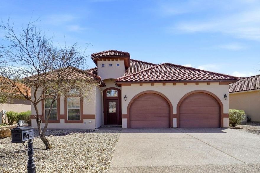 Enjoy the views and natural light in this open layout designed 3-bedroom, 2- bath home with a dedicated office. This home also offers a sunroom and expansive deck with views of the greenbelt, pond and fountain, and the valley below. 

Inside, are 12 ft. ceilings and large windows that fill the home with natural light. The open concept living room is highlighted by an electric fireplace with heater positioned so it can be enjoyed from the living room, kitchen, and dining area.

The kitchen features stainless steel appliances, granite countertops, numerous drawers, lower cabinets with slide out shelves, an island and an oversized eat -at counter. A massive walk-in pantry across from the kitchen provides storage and includes space for an additional refrigerator-freezer with a water connection. 

The primary suite offers a large walk- in closet with space for seasonal storage and a bathroom with separate vanities, tile shower and toilet closet. Located on the other side of the house from the master bedroom suite are two additional bedrooms and a full bathroom with a tub-shower combination.

Other notable items include a large laundry room with cabinets, closet and countertops, central vacuum system, 2 car garage with level driveway, a 30-amp RV plug and attic storage. This home has direct access to the community fishing pond with fountain, dock, greenbelt and walking trails. 

This Tuscan Village home also offers residents other community amenities including a swimming pool and clubhouse and is located in the Glen Rose ISD.