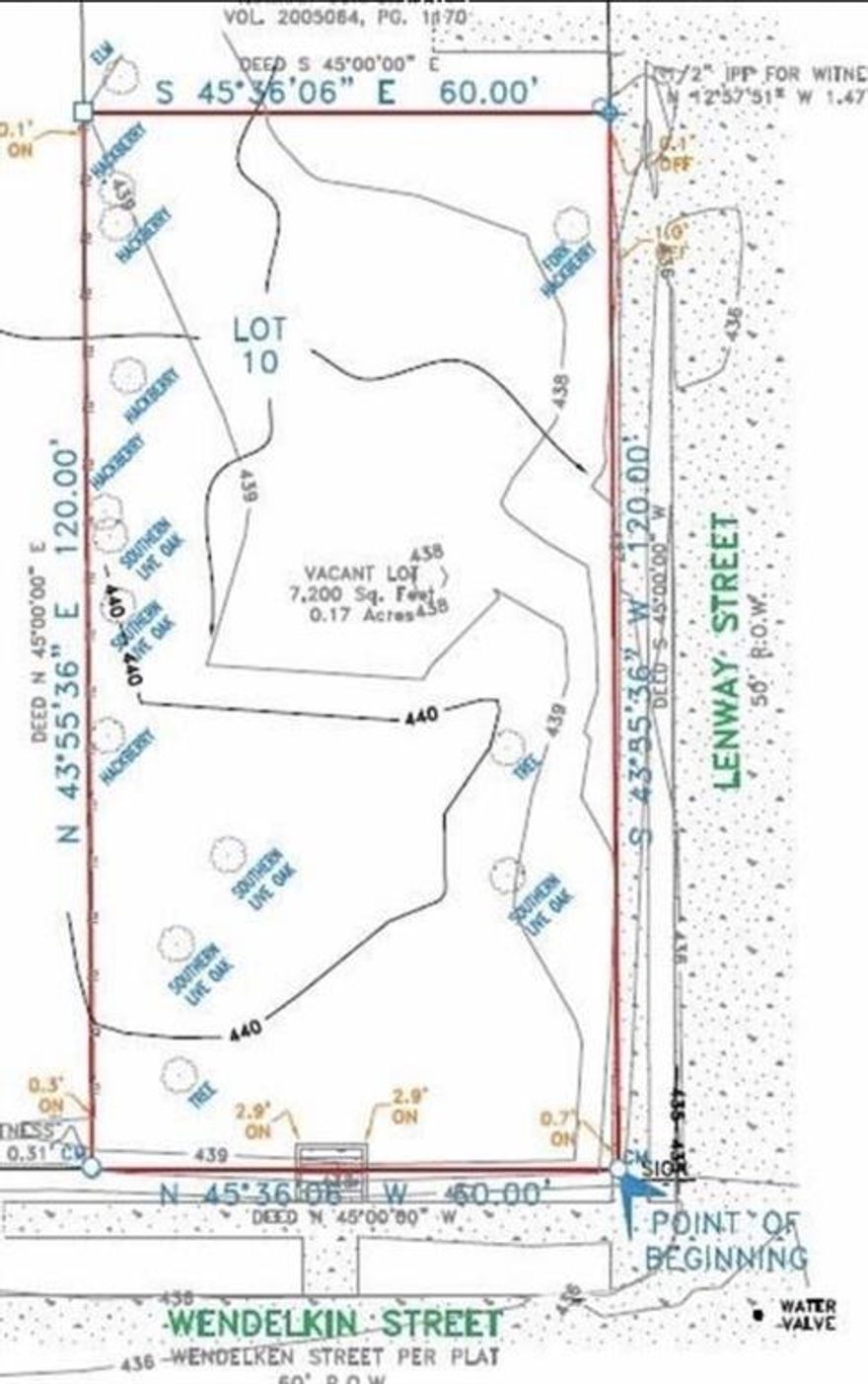 Zones to either Duplex or Single Family Residential. There is plenty of room to create the perfect home or duplex to suit your needs. Don't miss out on this chance to design and construct the home you've always wanted in this desirable neighborhood. Investors welcome! Approved plans, survey, and any documents seller has are to be given with purchase!