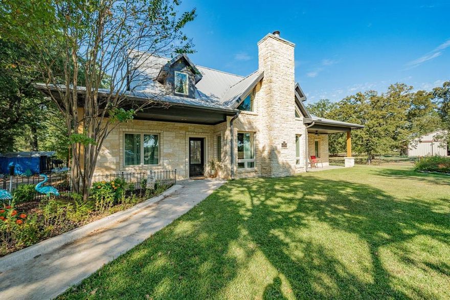 Welcome to your outdoor oasis! Nestled on 63 acres of picturesque rolling hills, this stunning property offers a rare opportunity for those seeking an idyllic retreat. Boasting a fully fenced perimeter with a cattle chute, pasture of Tifton 85, barn, and two serene ponds, this expansive estate is tailor-made for outdoor enthusiasts and nature lovers alike. Key features include the main residence constructed with durable Insulated Concrete Forms (ICF), ensuring exceptional energy efficiency and unparalleled safety, being tornado-proof. The spacious layout provides ample room for comfortable living, with generous bedrooms, multiple living areas, and a well-appointed kitchen. A huge 3500 sqft shop with living quarters offers ample space for storing equipment, pursuing hobbies, or completing projects. Endless recreational opportunities abound, whether it's hunting, fishing, ATV, or simply enjoying the breathtaking views. Don't miss out on this opportunity to own your own slice of paradise.