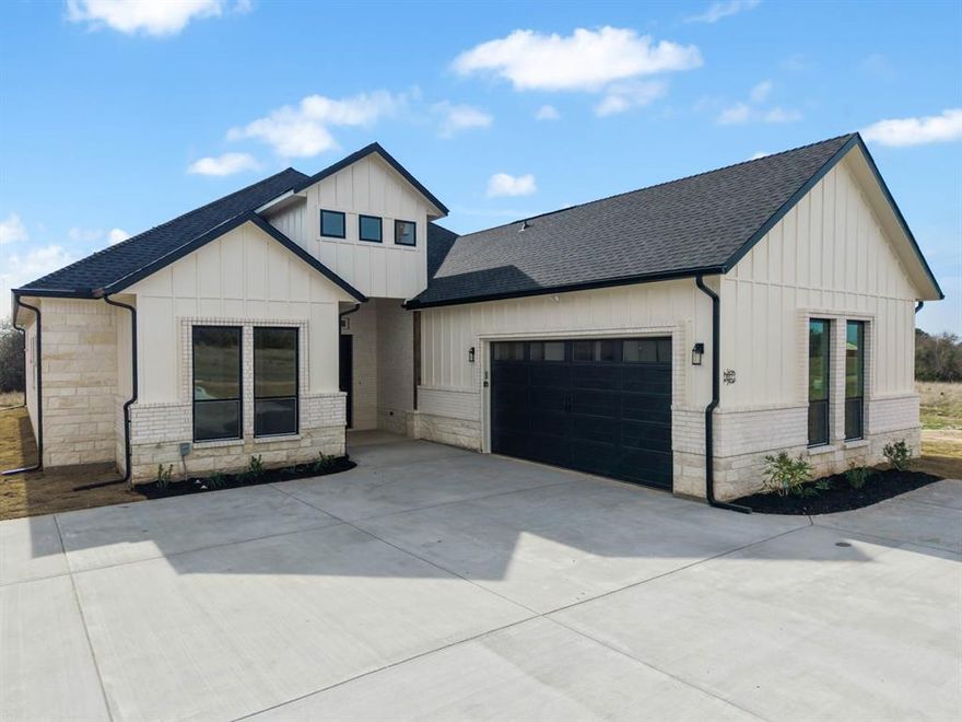 Discover elegance and modern living in this newly constructed home, nestled in the exclusive White Bluff gated community on a premium lot. This exquisite one-story home features large primary and guest suites.  Three Bedrooms with three Full Baths.  Large his and hers primary bedroom closets. The open concept living room, dining and kitchen is ideal for modern lifestyle.  Gourmet Kitchen with large island, pot filler over the range and extra cabinets for storage.  Extend back patio perfect for relaxation and entertaining. The spacious 2-car garage. All appliances are included, featuring a Refrigerator, Microware, and Electric Range. White Bluff amenities, including two 18-hole golf courses, four swimming pools, enticing restaurant, tennis courts, playgrounds, parks, marina, volunteer fire department, conference center, and even a hotel. This is your opportunity to buy a move in ready home located in a resort style community!