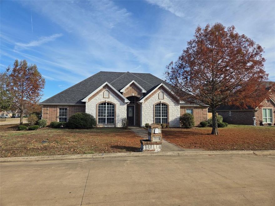 Spacious 4 bedroom, 3 bath, formal dining 2 car garage, and swimming pool! Home is 2,423 sq ft living. Home is conveniently located just outside the NE loop 286 inside Stone Ridge addition off FM 195! Corner lot also! Large backyard with a sparkling inground saltwater pool! Pool has recently been drained, cleaned, painted, and new pump & filters installed. Backyard has plenty of room for a shop or room for the kids to play. Outside has new cedar fence with multiple gate entry points. Exterior of house has a new coat of paint and new exterior flood lights out front. Inside has been freshly painted, new carpet, and new vinyl plank flooring. All new GE Appliances (refrigerator, double oven, dishwasher, and cook top! Bathroom cabinets received a fresh painting to brighten it up! New marble countertops, faucets, showerheads, and mirrors were added. Large utility room with cabinetry and wash sink. Several large closets for storage throughout. New window blinds through the house AC was replaced in March of 2024. Roof and hot water heater were replaced within last few years.