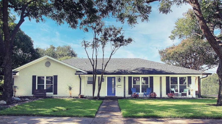 Welcome to this charming one-story home surrounded by mature trees and professionally designed landscaping. The inviting front entry features a secure gated driveway, with additional parking conveniently located in the rear.  Inside, the home is filled with natural light throughout. Recent updates include fresh paint, new flooring and updated carpeting, making this home truly Move-In-Ready. Over $100,000 in structural and mechanical improvements. A spacious sunroom off the back provides the perfect spot for plants, a cozy reading nook, exercise room or playroom for children.  The huge, fully fenced backyard is ideal for pets, outdoor activities, and play equipment. Enjoy evenings around the built-in fire pit and take advantage of the generous outdoor space for family gatherings. Recent foundation work has been completed, giving that added peace of mind. Buyers are eligible to join the Sparkman Club, featuring the newly renovated pool (2025), tennis and basketball courts, playgrounds and year-round activities.  Home is located in close proximity to popular highly rated private schools and resides in a family-friendly neighborhood that offers quick access to shopping, major highways, the airport and downtown Dallas, making it as convenient as it is comfortable. The home is also on the coveted July 4th parade route! The clubhouse is located at 3336 Duchess Trail. Great opportunity to get into a well-maintained home in Dallas.