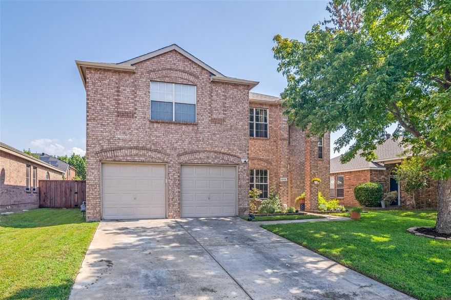 Charming Home in the Desirable Waterview Community in Rowlett

This beautiful 3-bedroom, 2.5-bathroom, two-story home offers an open and inviting floor plan, perfect for family living and entertaining. Located in the sought-after Waterview community, you'll enjoy a serene atmosphere with convenient access to local amenities.

As you step inside, you'll be greeted by a spacious living room featuring a stunning stone gas fireplace, creating a cozy focal point for the space. The large kitchen, open to the living room, boasts a center island with additional storage, stainless steel appliances, and plenty of counter space and cabinetry—ideal for preparing meals and gathering with loved ones.

Down the hall, you'll find a charming breakfast nook, the laundry room, and a convenient half bathroom. Upstairs, the game room offers additional living space, perfect for relaxing or hosting game nights, before leading you to the comfortable bedrooms.

The primary suite is a true retreat, featuring beautiful wood floors and an updated en-suite bathroom. The primary bathroom is complete with a modern vanity and an oversized walk-in shower, offering a spa-like experience.

Step outside to the large, fenced-in backyard, where you'll find an extended patio, ideal for entertaining or enjoying quiet evenings under the stars.

Don’t miss the chance to make this wonderful home yours. Schedule a tour today!