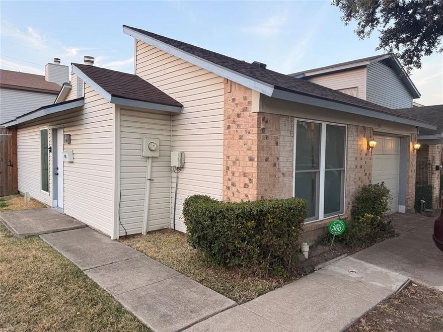 Welcome home to comfort, value, and opportunity in the heart of Garland!

This charming 2-bedroom, 2-bath townhouse offers the perfect blend of space, practicality, and affordability—ideal for growing families looking to put down roots without stretching the budget or an investment property for a first time investor. With a functional layout designed for everyday living, you’ll love the privacy of two full bathrooms and well-sized bedrooms that give everyone their own comfortable space.

The home has been lovingly maintained and features classic, timeless finishes that reflect true pride of ownership. While not recently remodeled, the solid craftsmanship and well-kept interiors provide a warm, inviting atmosphere that feels like home from the moment you walk in. The traditional cabinetry, durable fixtures, and established landscaping offer reliability and character you can count on—without the inflated price tag of trendy updates.

For families focused on value, this home presents a wonderful opportunity: move in comfortably as-is and update at your own pace over time. Instead of paying for someone else’s renovations, you can personalize the space to match your family’s needs and style when it makes sense for you.

Conveniently located near schools, parks, shopping, and major highways, this townhouse makes daily routines easier—whether it’s getting the kids to school, commuting to work, or enjoying nearby community amenities.

If you’re searching for an affordable, well-cared-for home with room to grow and the chance to build equity, this Garland townhouse is ready to welcome your family.