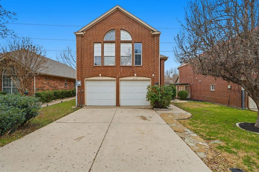 Welcome to this well-maintained 3-bedroom, 2.5-bath home located in the Willow Grove Phase 2 subdivision of Lewisville. Built in 1994, this two-story residence offers approximately 1,973 square feet of living space with a traditional layout designed for both comfort and functionality. The main level features multiple living and dining areas, creating flexible space for entertaining and everyday living. The kitchen includes an eat-in breakfast area and convenient access to the main living spaces. Upstairs, the spacious primary suite offers a walk-in closet and a private bath complete with a jetted tub and separate shower. Secondary bedrooms are generously sized, and a game room provides additional versatile living space. Additional highlights include vaulted ceilings, a wood-burning fireplace, a separate utility room, and a two-car attached garage. Conveniently located near shopping, dining, and major commuter routes within Lewisville ISD.