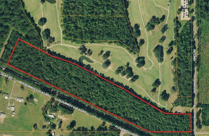 Vacant land that could be developed as a possible Mobile Home Park or subdivided into Multi-Family lots. This property overlooks the recently upgraded Huntington Golf Course. Pines Rd. frontage is approximately 212 ft. and Huntington Golf Course frontage is approximately 2,127 ft. Mineral rights will be reserved and retained by the seller.  Sales terms will be a cash sale.