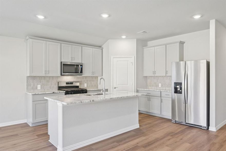 BRAND NEW energy - efficient home May 2026! The spacious living area flows seamlessly outdoors to the covered back patio. Pebble cabinets with marble-look white granite countertops, beige tone EVP flooring and multi-tone grey carpet. Situated perfectly in a small town, Stonehaven homeowners will enjoy the benefits of an effortless commute to Dallas using nearby I-20 and Highway 175. This serene community also boasts amenities including a resort-style pool, kid's splash pad, cabanas, and a children's playground. Schedule a tour and see our energy-efficient features like multispeed HVAC systems, spray foam insulation, and high-performance air filtration.* Each of our homes is built with innovative, energy-efficient features designed to help you enjoy more savings, better health, real comfort and peace of mind.