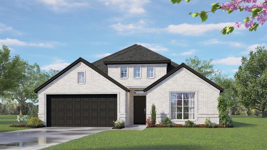 MLS# 21248543 - Built by Risewell Homes - Ready Now! ~ This thoughtfully designed one-story home in Fort Worth offers an inviting open-concept layout perfect for modern living and entertaining. The spacious family room serves as the heart of the home and features an electric fireplace, creating a warm and stylish gathering space that flows seamlessly into the bright kitchen and cozy breakfast nook. The private primary suite is tucked away for maximum comfort and includes a luxurious bath and generous walk-in closet, while three additional bedrooms provide plenty of room for family or guests. An additional full bath is conveniently located near the additional bedrooms, and a well-placed utility room adds everyday convenience. With a dedicated covered patio for outdoor relaxation and a two-car garage to complete the package, this home delivers both comfort and functionality in a desirable design.
