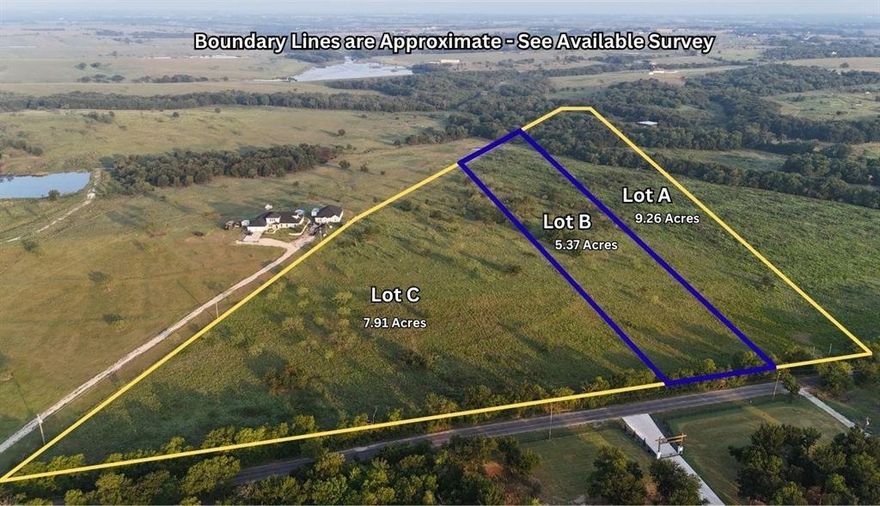 Septic report done, survey available, electric done at the road, and water meters are being reserved for a ready-to-build lot. Discovered the most beautiful lane you’ve ever seen, almost five and a half pristine acres nestled in the charming town of Bristol, Texas. This expansive property offers the perfect canvas to build your dream home with plenty of space for privacy, recreation, and future possibilities. Enjoy peaceful living with stunning views, open skies, and the serenity that only wide-open Texas land can offer, all while conveniently located near major highways and amenities. Don’t miss out on this rare opportunity to own a slice of Texas paradise!
