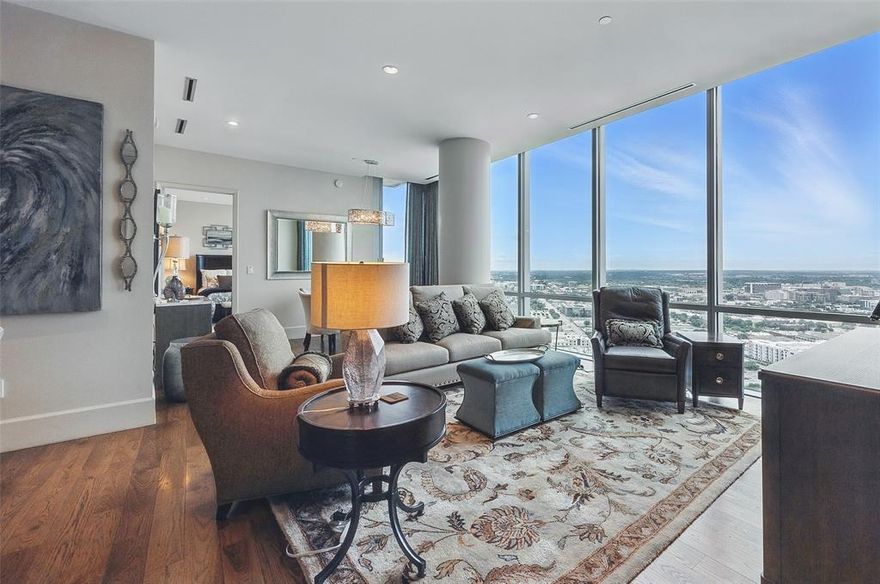 Step into the heart of downtown Fort Worth and experience the magic of the season and ring in 2026 from this fully furnished 2-bedroom, 2-bath residence at The Omni Residences. Just outside your door, downtown’s holiday festivities come alive, while inside, floor-to-ceiling windows showcase breathtaking skyline views, filling the home with natural light and sophisticated style. Interior Features Include: Fully furnished, move-in ready residence, Electric shades in living areas and both bedrooms, Primary suite with custom walk-in closet, spa-inspired ensuite bath, and dedicated HVAC system, In-unit washer and dryer, Smoke-free unit and private balcony. Secure underground garage parking with convenient access to the unit and amenities. World-Class Omni Amenities: Resort-style pool, State-of-the-art fitness center, 24-hour concierge and valet services, Resident lounge, Exclusive access to Omni Hotel services.