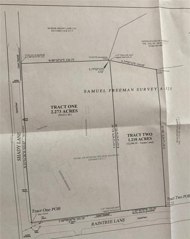 Freeman Samuel Survey - Land