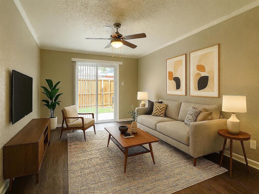 If you’ve been waiting for the perfect Dallas rental—this, is it. 1 Bed  1 Bath, stackable washer & dryer in-unit, Private, gated patio—your own outdoor escape
One Month Free Rent (look and lease) *special is set to expire in two weeks, please confirm at time of tour. 
Location? Prime. Minutes from Downtown, the Medical District, and Cedar Springs nightlife. Live where Dallas actually happens.
Possible second-Chance Leasing Approved 
This is the deal people wish they’d jumped on. Don’t be the one that misses it.
in addition to the monthly rent there is an additional $75.00 monthly fee.
Photos are of a similar floorplan.