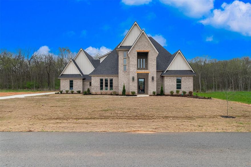 Brand New Construction!
This thoughtfully designed home is ready for you! Step into a welcoming entryway that flows into a spacious family room featuring soaring ceilings and large picture windows that overlook the peaceful, covered back patio—perfect for relaxing or entertaining. The kitchen is a showstopper with a flat-top island offering bar seating, abundant cabinet space, a walk-in pantry, and a convenient half bath nearby. The stylish wood inspired tile plank flooring flows throughout the man living space. The remote master suite is a true retreat with a garden tub, walk-in shower, and a generously sized closet that connects directly to the laundry room for maximum convenience. A guest bedroom and full bath are located downstairs, while upstairs offers two additional bedrooms, a full bath, and a versatile landing area—great for a play area or office.