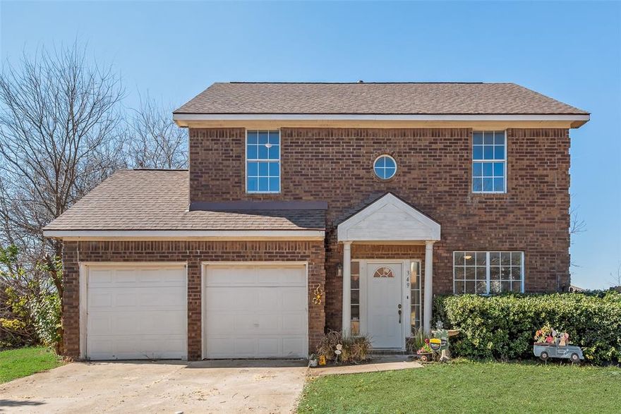 Ready for a new owner! Large eat in kitchen with smooth top range, breakfast bar plusnew vent hood. Formal dining area could be study. The large living features window seat, lots of windows and a fireplace. New roof Feb 2026. Recent paint and flooring downstairs. Huge fenced backyard with plenty of room for a pool. Red oak ISD

If you’ve been dreaming about owning your first home, this beautiful affordable 2-story in Glenn Heights is ready for you! Designed with space and comfort in mind, this home offers a large eat-in kitchen featuring a smooth top range, breakfast bar, and brand-new vent hood, perfect for hosting friends or enjoying quiet evenings at home. The formal dining area gives you flexibility and could easily serve as a home office or study. The spacious living room is filled with natural light and showcases a cozy fireplace, charming window seat, and plenty of windows that make the space feel open and inviting. Some major updates include a new roof and hot water heater done in February 2026. Recent paint and updated flooring downstairs Step outside to a huge fenced backyard with plenty of space for pets, playset, entertaining, even adding a future pool or create your own outdoor retreat. Located in the highly regarded Red Oak Independent School District, this home offers both value and convenience for a first-time buyer looking to put down roots. If you're ready to stop renting and start building equity, this could be the perfect place to begin your homeownership journey.