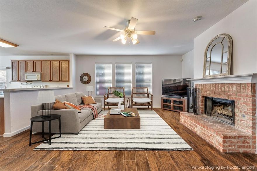 Beautiful 4-bedroom, 2.5-bath home located in a highly sought-after neighborhood, MELISSA ISD!  Features include wood-like tile flooring, open-concept living and dining areas, and a spacious kitchen with ample cabinetry and counter space. The LARGE primary suite offers a private ensuite bath, sitting area and generous closet space. Secondary bedrooms are well-sized and versatile for guests or a home office. Oversized backyard provides plenty of room for outdoor activities or future enhancements. Conveniently located near schools, shopping, and major highways. Must SEE!