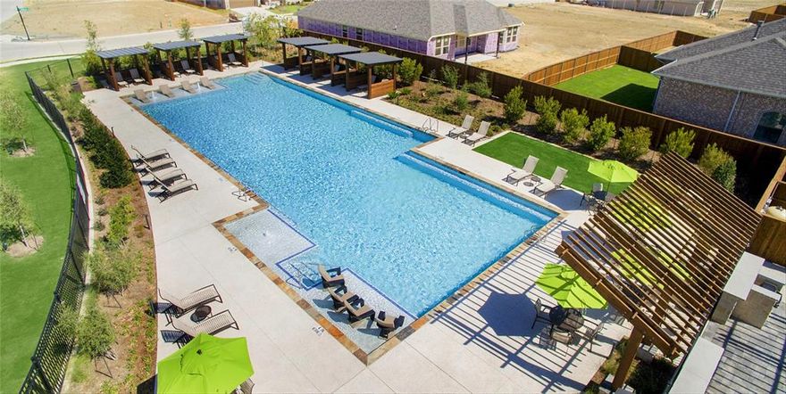 MLS# 20278826 - Built by Highland Homes - Ready Now! ~ Gorgeous 2 story Highland Home, Richmond floorplan, on oversized corner lot next to greenbelt, featuring two bedrooms ns 2 full baths on first floor, living room with vaulted ceilings, loft and entertainment room upstairs with two beds and one full bath. Primary bedroom includes a bay window with sitting area, extended covered patio backing to spacious backyard in Glen Crossing neighborhood, in the highly rated Celina ISD.