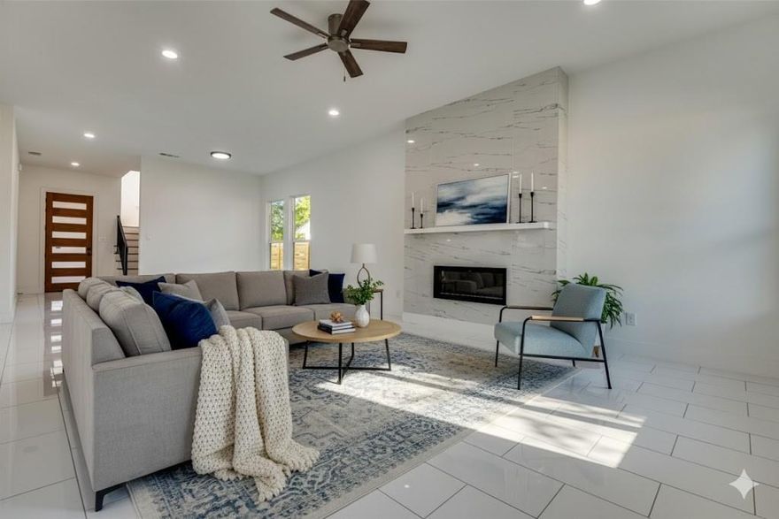 This brand-new 2025 build isn’t just a house—it’s a home that makes everyday living feel a little more elevated. Sunlight pours through large windows, bouncing off luxury vinyl plank and tile floors that flow seamlessly from room to room. The open layout invites connection, whether you’re cooking, entertaining, or just hanging out.

The primary suite is a quiet retreat with a spa-inspired bath and a spacious walk-in closet, while the upstairs ensuite gives guests—or yourself—space to breathe, work, or relax in privacy. Every corner feels intentional, modern, and move-in ready, with finishes that balance style and durability.

Step outside, and the neighborhood delivers convenience without compromise: shops, restaurants, and entertainment are just minutes away, along with top Dallas schools. It’s the perfect blend of calm retreat and vibrant city access.