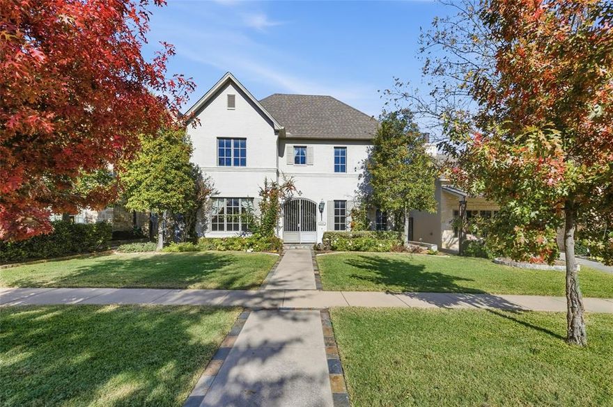 Beautiful home in the heart of Fort Worth.  Make it your own!!!  Just steps from Rivercrest Country Club.  4 bedroom, 4.1 baths.  This house features a dine-in kitchen, large island, wine refrigerator as well as butlers pantry.  Perfect for entertaining.  The spacious primary suite is located downstairs.  The primary bath has a separate shower, dual sinks and a huge walk-in closet.  Ample storage throughout.  In addition, it has a formal dining , study, living room with breakfast room, game room, built ins and a separate utility with sink.  A locked gun room, perfect for gun storage or to protect your valuables.  A 2 car garage and covered patio.  Easy maintenance of back yard.  This home is a must see!!!