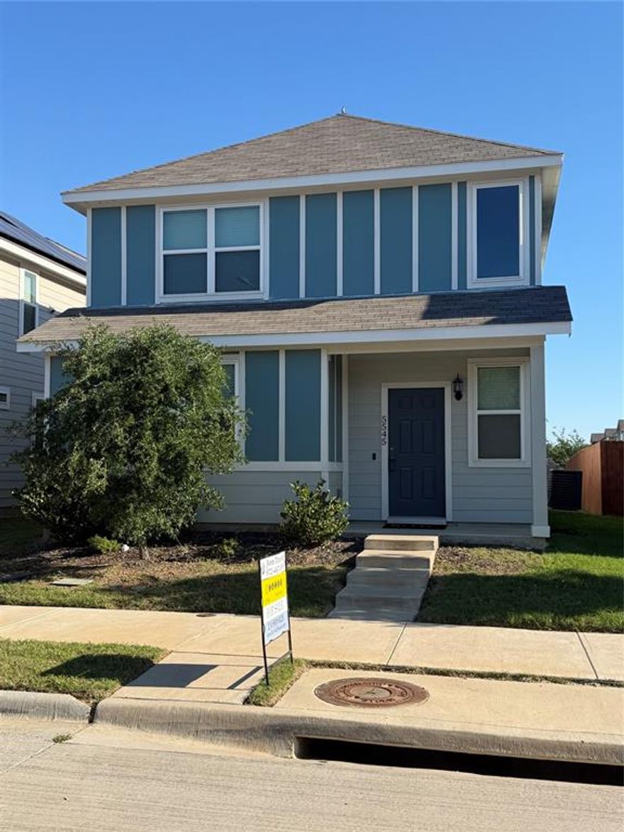 Wow!  Very cute, new subdivision with all brand new home that are 3-4 years old. Best deal ever in this subdivision, check the comps. This home is 3 years old home and barely lived in.  Double oven, built in microwave and granite counter tops, plus a walk-in pantry, the kitchen that opens up to a large living room. 2 story home with 3 bedrooms 2 and one-half bathrooms, and a 2-car garage. Wonderful walk in closet and private tub and shower in the Owners suite.  Beautiful colors in this almost new home.  Don't miss out it will sell FAST!