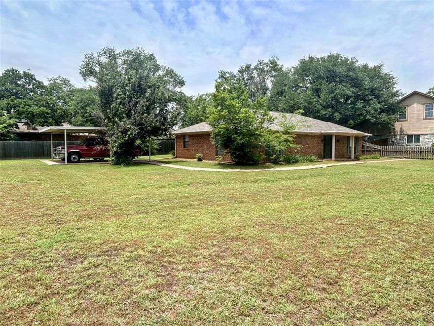 INCREDIBLE OPPORTUNITY in Flower Mound!

Welcome to this rare corner-lot property sitting on 19,863 sq. ft. of land, perfect for investors or first-time homebuyers. With ample space to potentially build 2–3 additional homes (subject to city approval), this property offers flexibility and growth potential. Located less than 1 mile from the hospital and in a highly rated school district, the location is unbeatable.



The home, built in 1983, features classic wood cabinetry in the kitchen that still retains its charm. While the house needs updates, the value lies in the land and its future potential. Whether you’re looking to renovate, expand, or redevelop, this is your chance to secure a prime piece of Flower Mound real estate.