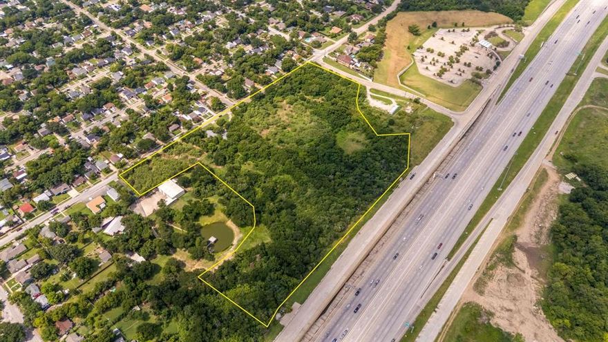 Rare opportunity to acquire 16.312 acres of prime land with I-30 frontage in Grand Prairie—just minutes from Lone Star Park, Grand Prairie Stadium, and Texas Trust CU Theatre. Zoned SF-1 and located at 1610 Walnut Street, this property offers exceptional highway visibility, easy access, and remarkable development potential in a fast-growing area. This tract sits directly on the I-30 frontage road, providing outstanding exposure and commuter convenience with only 11 highway miles to Downtown Dallas. The location is ideal for a residential development or a project that takes advantage of the booming entertainment and sports district nearby. Don’t miss this unique chance to secure a highly visible, strategically located tract in one of DFW’s most dynamic and rapidly evolving areas.