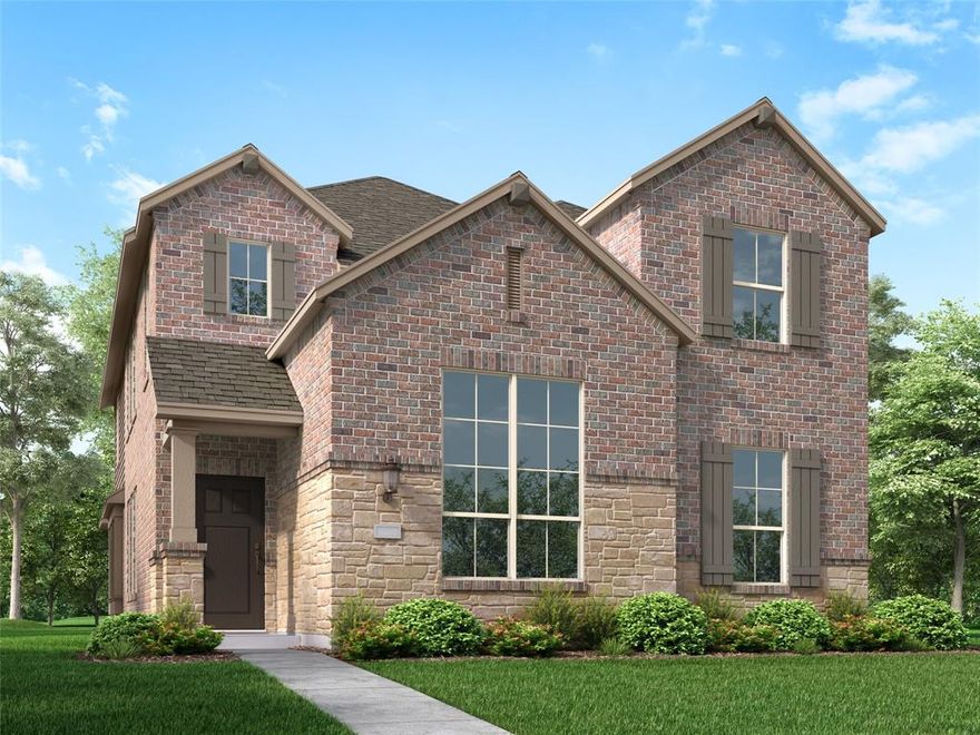 Introducing the beautiful Highland Homes Warrenton Plan, located in the sought-after Goodland community. This thoughtfully designed single-story home offers 4 bedrooms, 3 baths, and a 2-car garage, all within 2,349 square feet of well-appointed living space.
Step into an inviting layout that emphasizes comfort and functionality. The luxurious Primary Suite features a freestanding soaking tub and a separate walk-in shower, creating a spa-like retreat. The open-concept living areas provide seamless flow for everyday living and entertaining.
Enjoy the best of Texas outdoor living with the home’s extended outdoor living space, perfect for relaxing evenings, weekend gatherings, and year-round enjoyment.
With Highland Homes’ signature craftsmanship and modern finishes throughout, this Warrenton Plan delivers style, quality, and comfort in one of the area’s fastest-growing master-planned communities.