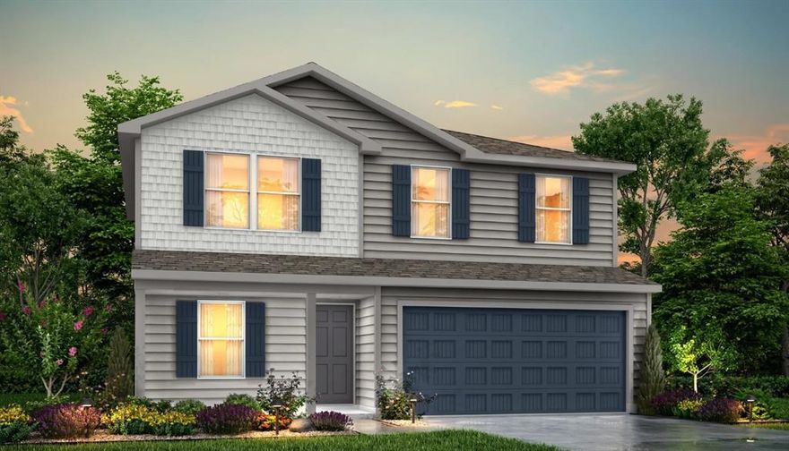 MLS# 21249136 - Built by NHC - Aug 2026 completion! ~ Model 1804-2 B1 Madison  The Madison Plan from our Liberty Series combines style and functionality in a layout that maximizes space for your family’s needs. This 2-story home features 5 bedrooms, 3 bathrooms, a 2-car garage, and 1,804 square feet of well-designed living space.  As you step inside, you’ll find a main-level bedroom and a full bathroom, offering a convenient option for guests or a home office. Beyond that, the home opens to a bright and airy living area, where the family room, dining area, and open kitchen with a central island come together seamlessly to create a welcoming space for entertainment and everyday living. Stairs located in the family room lead to the upper level.  Upstairs, the primary suite serves as a private retreat, complete with an ensuite bathroom. The upper level also includes three additional bedrooms, another full bathroom, and a conveniently located laundry room to simplify daily tasks.