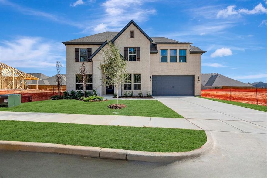 Located in Arlington ISD part of the Sterling Greene community, the neighborhood offers excellent opportunities in education and an added sense of comfort with a gated entrance. This stunning 2-story home provides a comfortable open floorplan with an Extra Suite, ideal for extended stay guests. A private home office followed by an intimate dining room is great for entertaining. The kitchen features a spacious island and overlooks the well-lit great room. A cozy dining area allows access to the covered patio, great for outdoor living. In from the garage, a HovHall and laundry room keep your home tidy. The primary suite with private bath and spacious walk-in closet. A versatile loft and 2 additional bedrooms with hall bath allow for comfort for all.