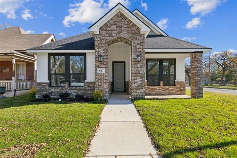 A home in Cleburne