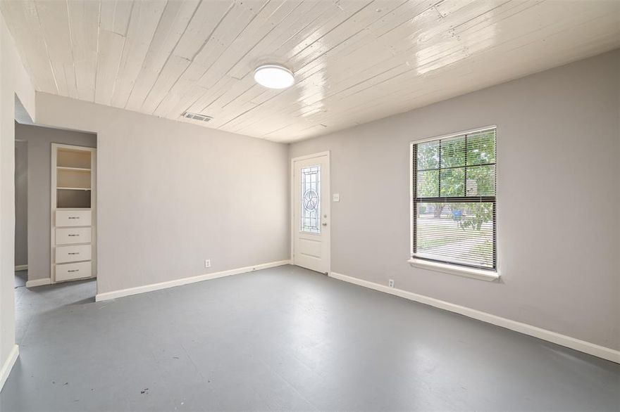 This home offers a fantastic opportunity with seller financing available—up to 93% of the purchase price and renovation funding for qualified buyers. Featuring a spacious 1,657 sq. ft. layout, this home boasts two living areas and numerous interior updates while still leaving room for your personal touch. The kitchen and main living spaces have been refreshed, offering a great foundation to make this home your own. Outside, the property provides a generous yard, ready for landscaping or outdoor entertaining. Whether you're looking for a home to customize or an investment opportunity, this one has plenty of potential. Don’t miss out on this chance to own in a great location!